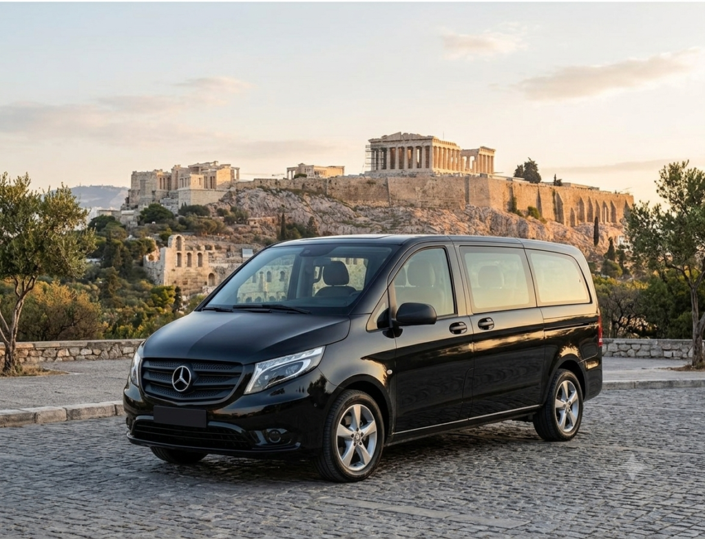 Athens Taxi Long Rides Mini Van Photo